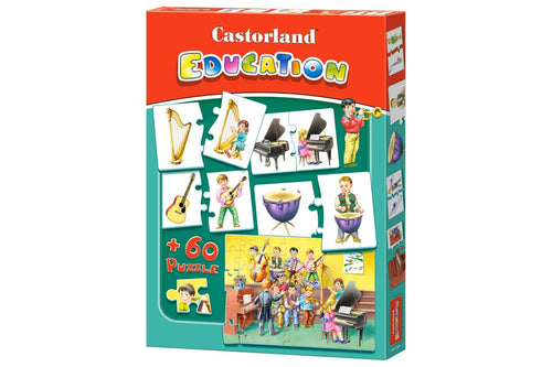 INSTRUMENTS, PUZZLE 24 + 60 PIÈCES, Jigsaw Puzzle by Castorland