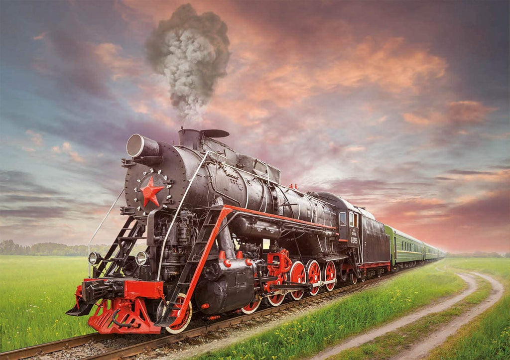 Steam Locomotive, 2000 pcs by Educa – Prestige Puzzles